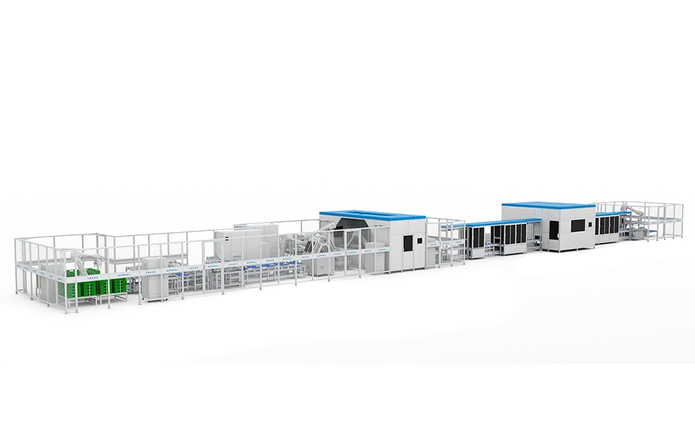 Prizmatik Hücreler için EV Modül Otomatik Montaj Hattı