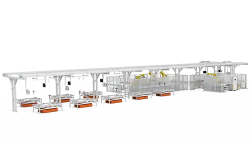 AGV'li Esnek Paket Otomatik Montaj Hattı